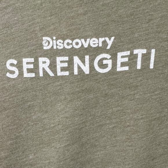 Discovery Channel Serengeti Promo T-shirt Men's Size Small Green NWOT Deadstock - Picture 6 of 6